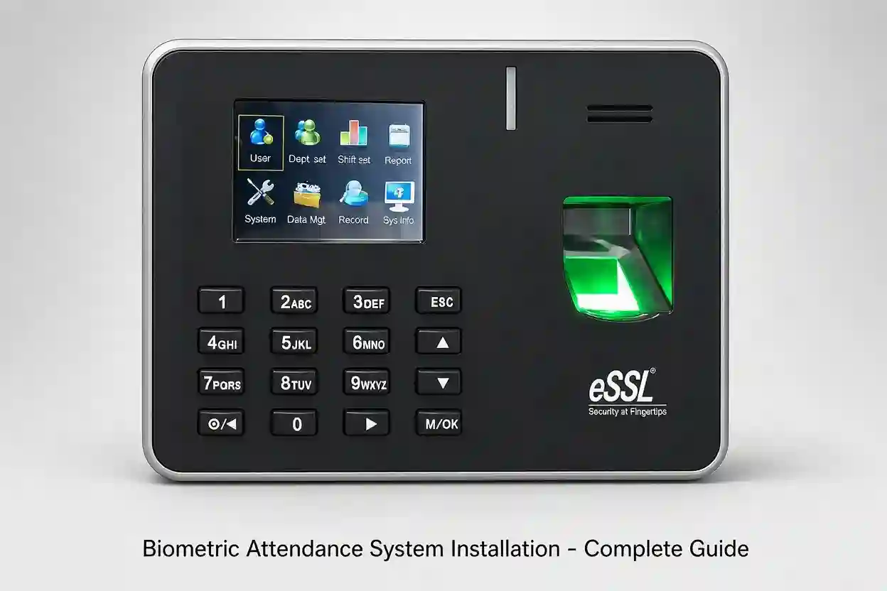 Biometric Attendance System Installation in Dubai: Complete Guide make an image without UAE image and too much text